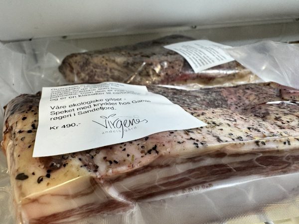 Guanciale speket kjake med krydder