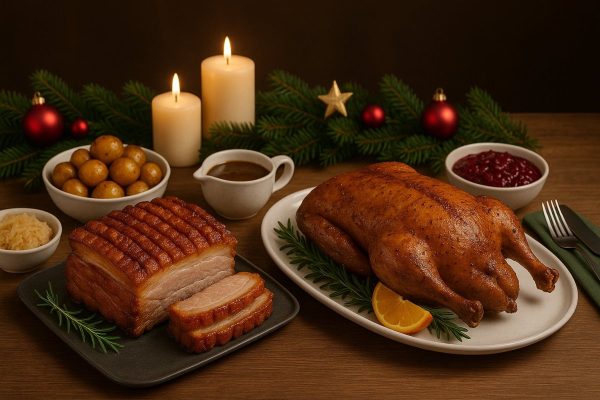 Juleand og liten svineribbe FORHÅNDSBEST