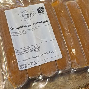 10 stykk grillpølse