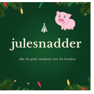Julesnadder med liten ribbe